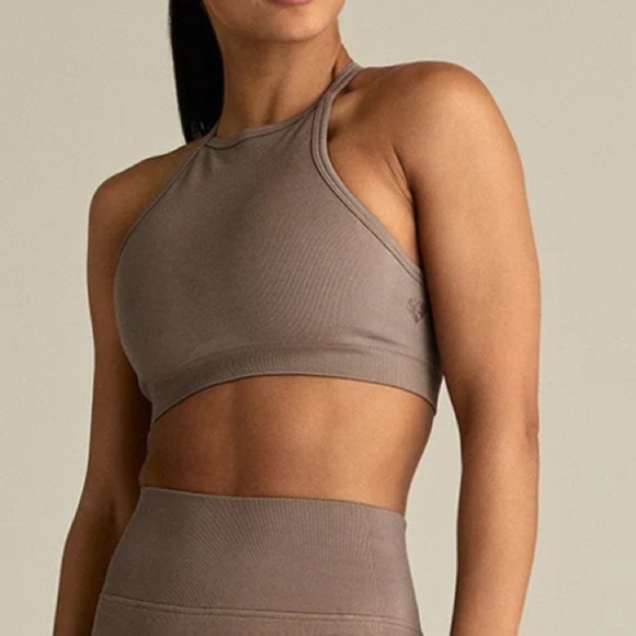 Women's Best Size Small Motion Seamless Racer Front Bra Caribou - Picture 1 of 9
